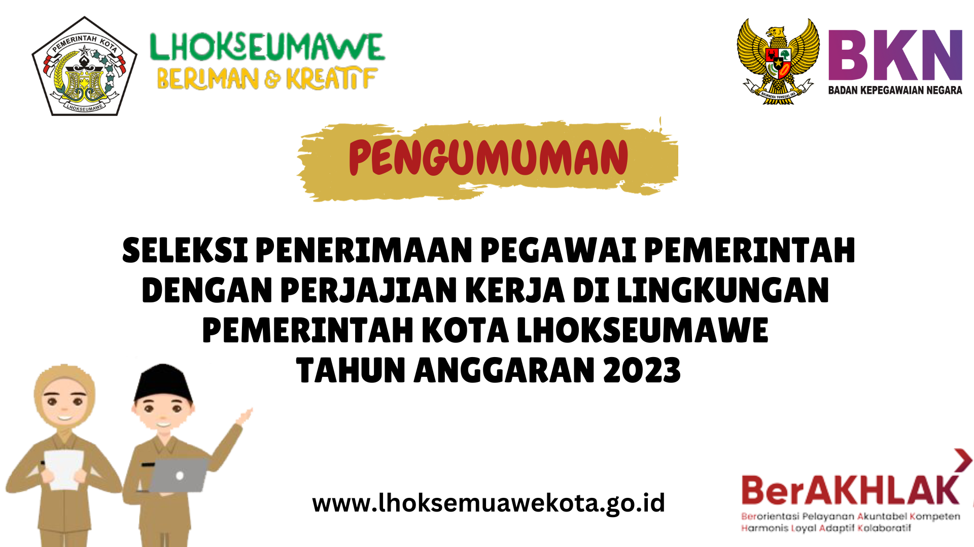 Pengumuman Seleksi PPPK 2023